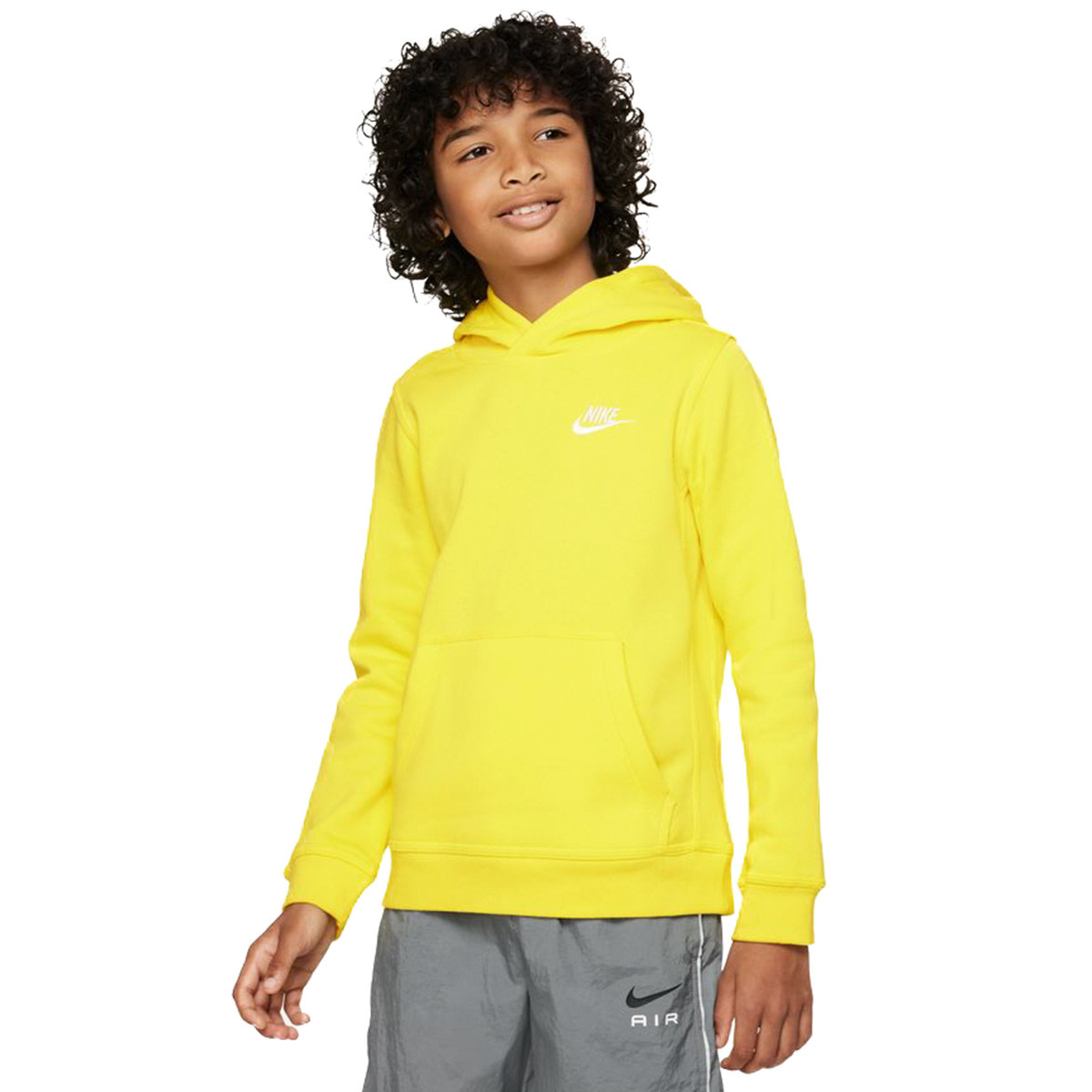 hoodie jaune nike