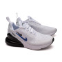 Air Max 270 Niño Biało-Czarny-Hyper Royal-Summit Biały