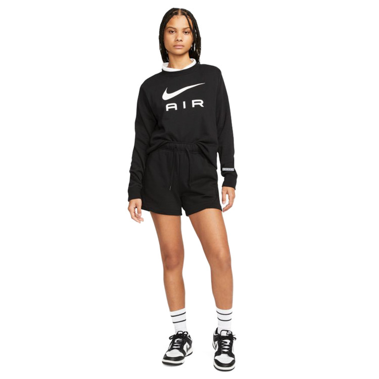 pantalon-corto-nike-sportswear-air-fleece-mujer-black-5