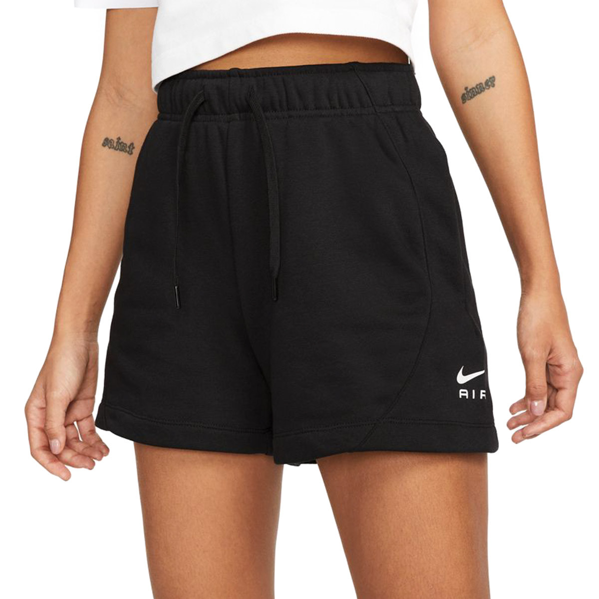 Calções Nike Sportswear Air Fleece Mulher Black - Fútbol Emotion