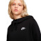 Majica dugih rukava Nike Sportswear Club Fleece Mujer