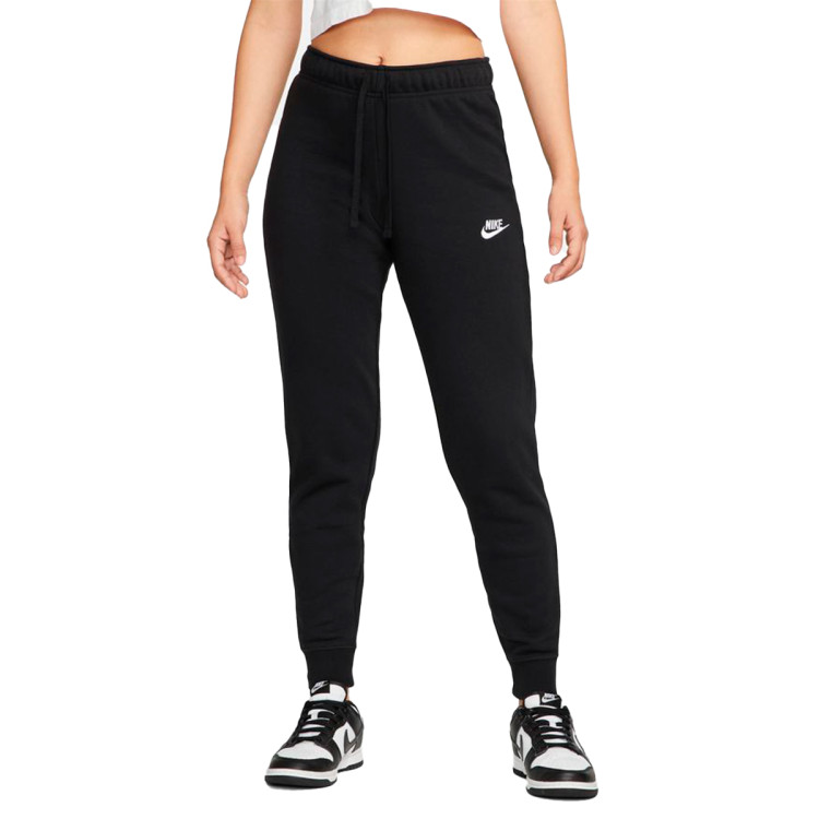 pantalon-largo-nike-sportswear-club-fleece-mujer-black-white-0