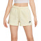 Pantalón corto Sportswear Club Fleece Mujer Coconut Milk-Black