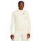 Sudadera Sportswear Club Fleece Mujer Coconut Milk-Black