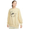 Majica dugih rukava Nike Sportswear Fleece Oversize Sport Utility Mujer