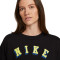 Camiseta Sportswear Oversize Mujer Black