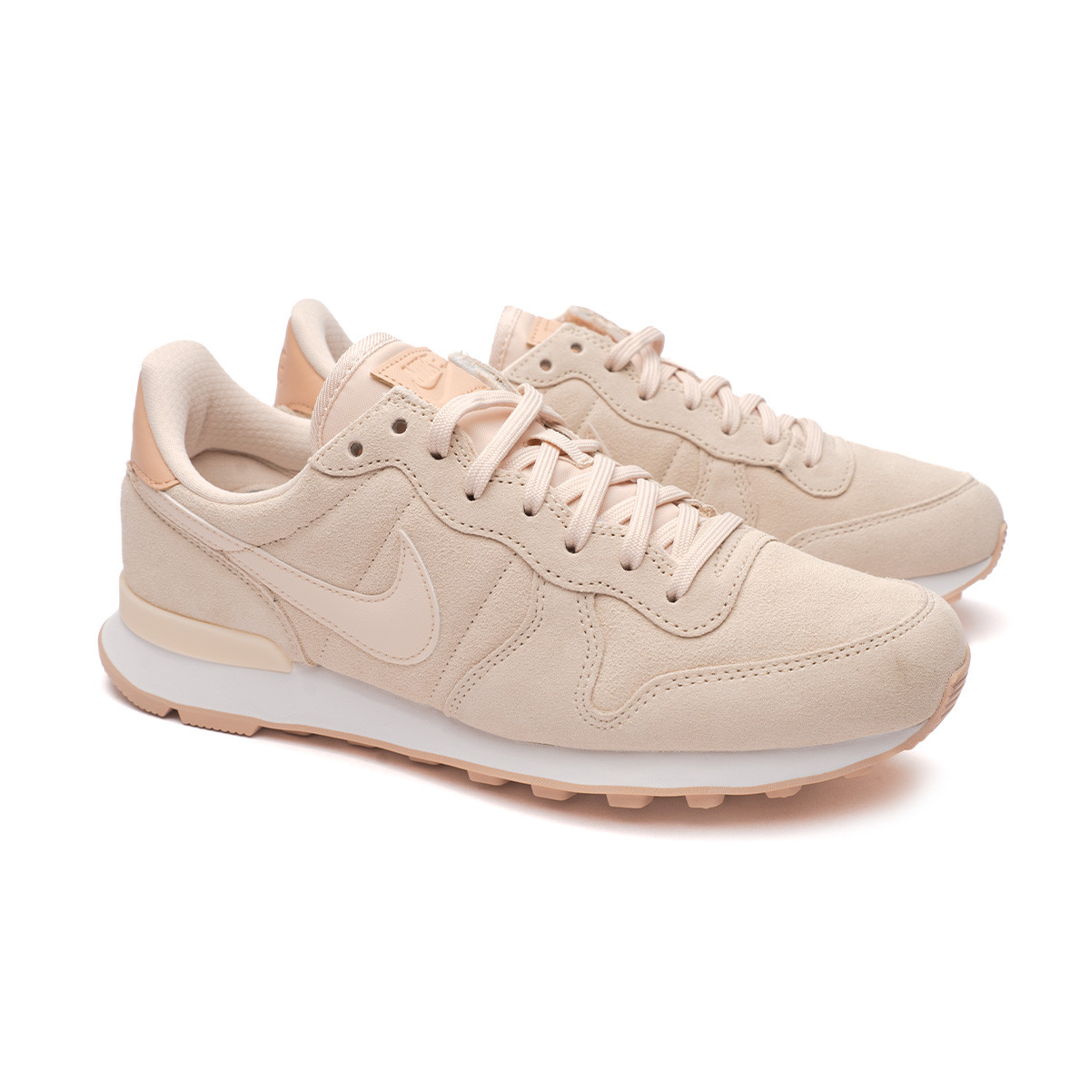 Ídolo Publicidad Soldado Zapatilla Nike Internationalist Mujer Pearl White-Pearl White-Bio Beige-Summit  Whit - Fútbol Emotion