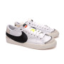 Blazer Low '77 Jumbo Mujer Weiß-Schwarz-Weiß-Segel-Volt-Orange