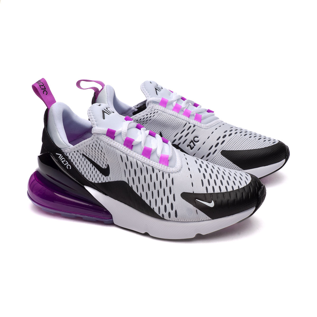 Trainers Nike Air Max 270 Mujer White-Black-Fuchsia Dream - Fútbol Emotion