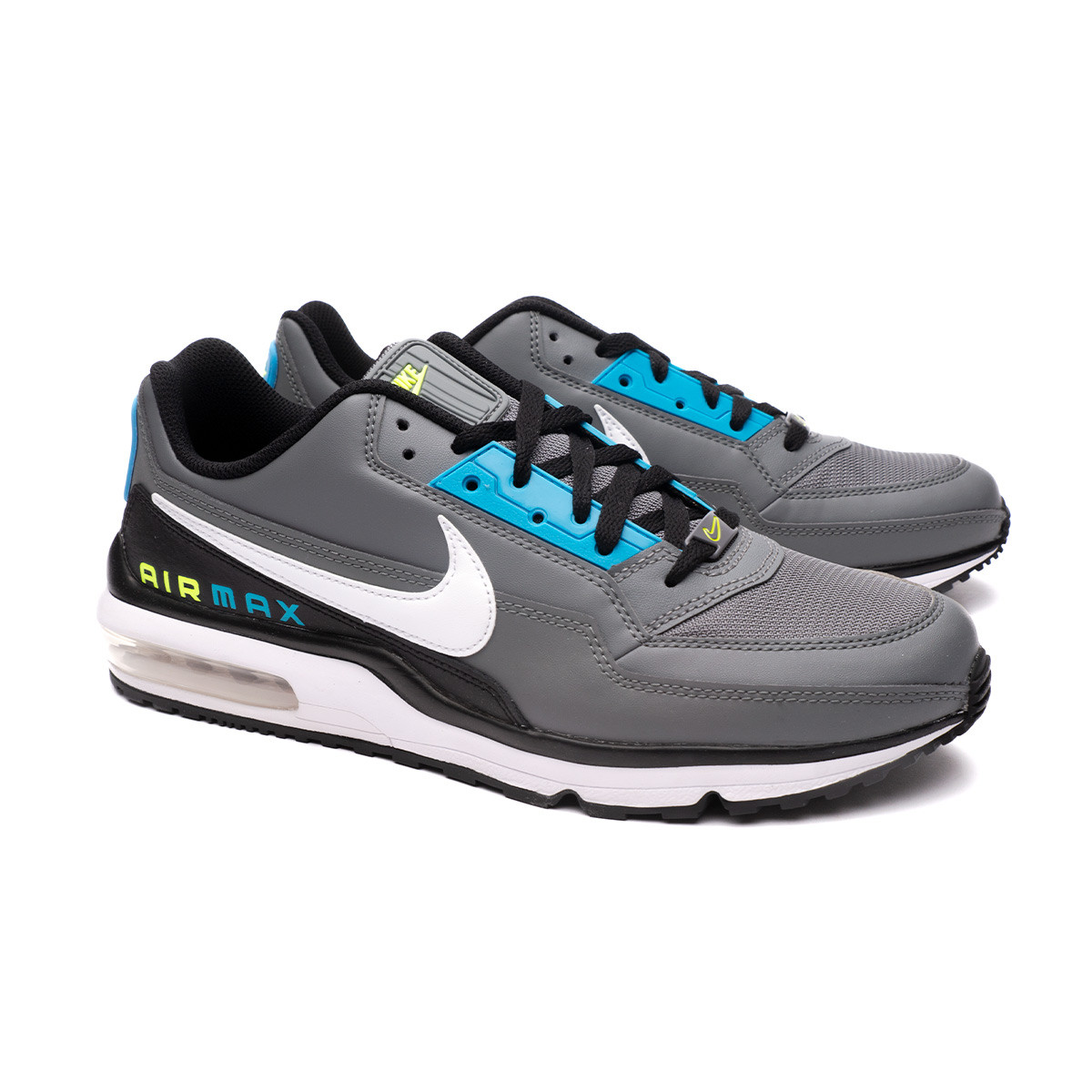 Quemar Hacer la cama Descolorar Zapatilla Nike Air Max Ltd 3 Smoke Grey-White-Black-Laser Blue-Volt -  Fútbol Emotion