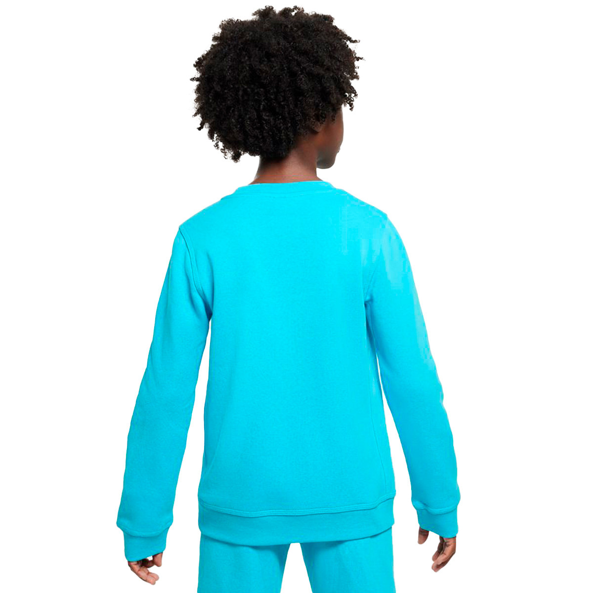 Sweat Nike Sportswear Futura Enfant Baltic Bleu-Noir - Fútbol Emotion
