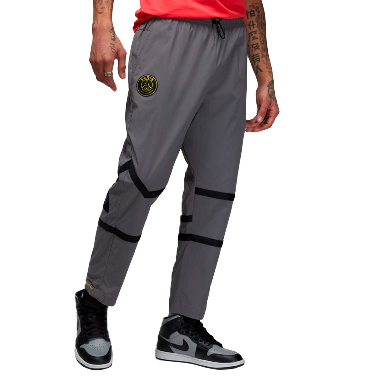 Pantalón largo Nike PSG x Jordan Fanswear Graphite-Tour Yellow Fútbol Emotion