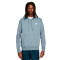 Sudadera Sportswear Club Hoodie Ashen Slate-Ashen Slate-White