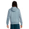 Sudadera Sportswear Club Hoodie Ashen Slate-Ashen Slate-White