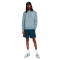 Sudadera Sportswear Club Hoodie Ashen Slate-Ashen Slate-White