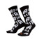 Calcetines Everyday Essentials Crew Black-Safety Orange