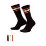 Everyday Plus Cushioned Crew (3 Pares)-Black-Summit White-Safety Orange-Safety