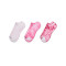 Calcetines Everyday Plus Cushioned No-Show (3 Pares) Pink Foam-Black-Active Fuchsia-Black-Rosewood