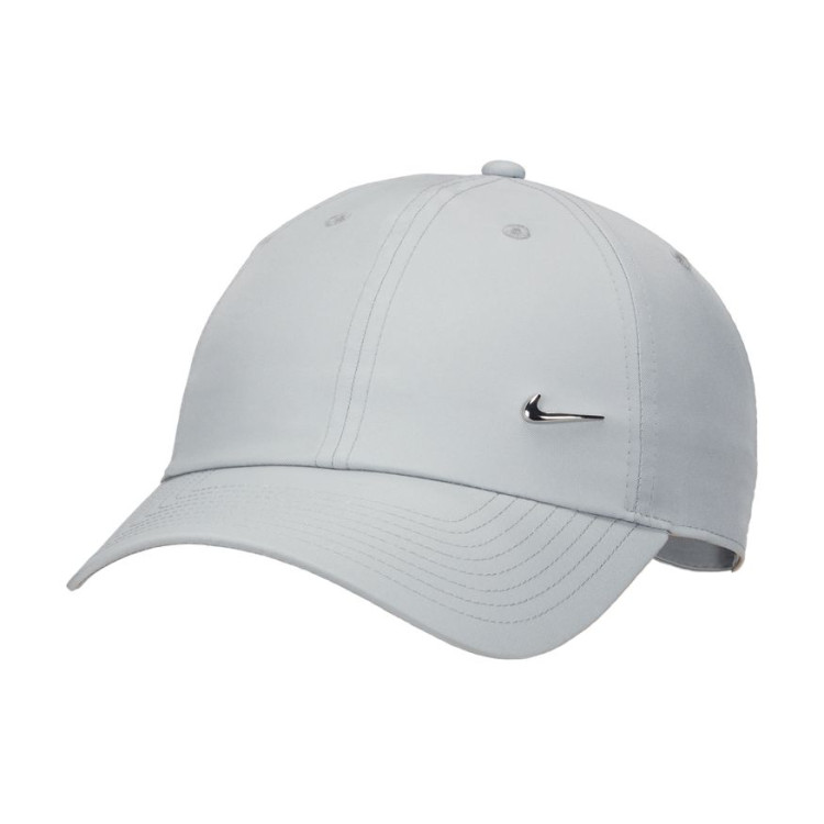 Cap Nike Heritage 86 Metal Swoosh Smoke Grey Metallic Silver Futbol Emotion