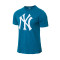 Camiseta MLB New York Yankees Imprint Sharks Teal