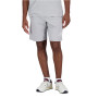 Essentials Stacked Logo Fleece Short Athletic Grey