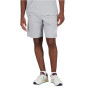 Essentials Stacked Logo Fleece Short-Sportliches Grau