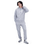 Essentials Stacked Logo Fleece Athletic Grey