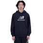 Essentials Stacked Logo Fleece Black