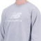 Sudadera Essentials Stacked Logo Fleece Crew Athletic Grey