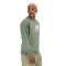Sudadera Essentials Stacked Logo Fleece Crew Deep Olive Green