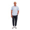 Camiseta Essentials Stacked Logo Blue Sky
