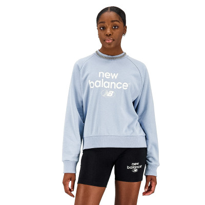 Sweat Essentials Graphic Crew Fleece Mujer