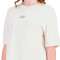 Camiseta Athletics Boxy Mujer Beige