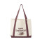Mochila Mono Canvas Tote Washed Burgundy