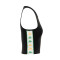 Top 222 Banda Silva Mujer Black-White-Green Dusty