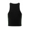Top 222 Banda Silva Mujer Black-White-Green Dusty