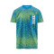 Camiseta Authentic Fapo Print Green Dusty-Blue Smurf