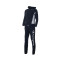 Chándal Hooded Full Zip Suit Black
