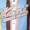Camiseta Varsity Striped Baseball Blue-Light Yellow-Brown