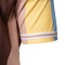 Camiseta Varsity Striped Baseball Blue-Light Yellow-Brown