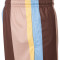 Pantalón corto Varsity Striped Mesh Blue-Light Yellow-Brown