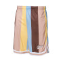 Varsity Striped Mesh-Blue-Light Yellow-Brown