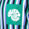 Camiseta Woven Signature Os Striped Green-White-Purple