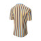 Camiseta Woven Signature Os Striped Light Blue-Light Yellow-Brown