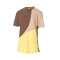 Camiseta Woven Signature Block Brown-Light Yellow-Sand
