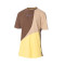 Camiseta Woven Signature Block Brown-Light Yellow-Sand