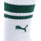 Calcetines Crew Heritage Stripe 2P Unisex White - Retro Green