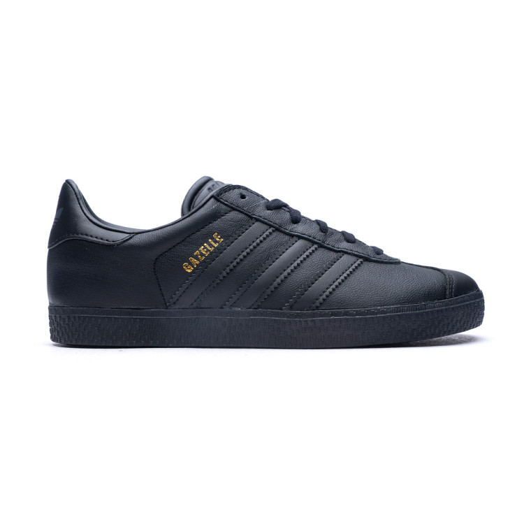 Adidas gazelle mens black leather deals
