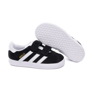 Zapatilla adidas Gazelle Cinta Adhesiva Infantil Core Black-White-White -  Fútbol Emotion