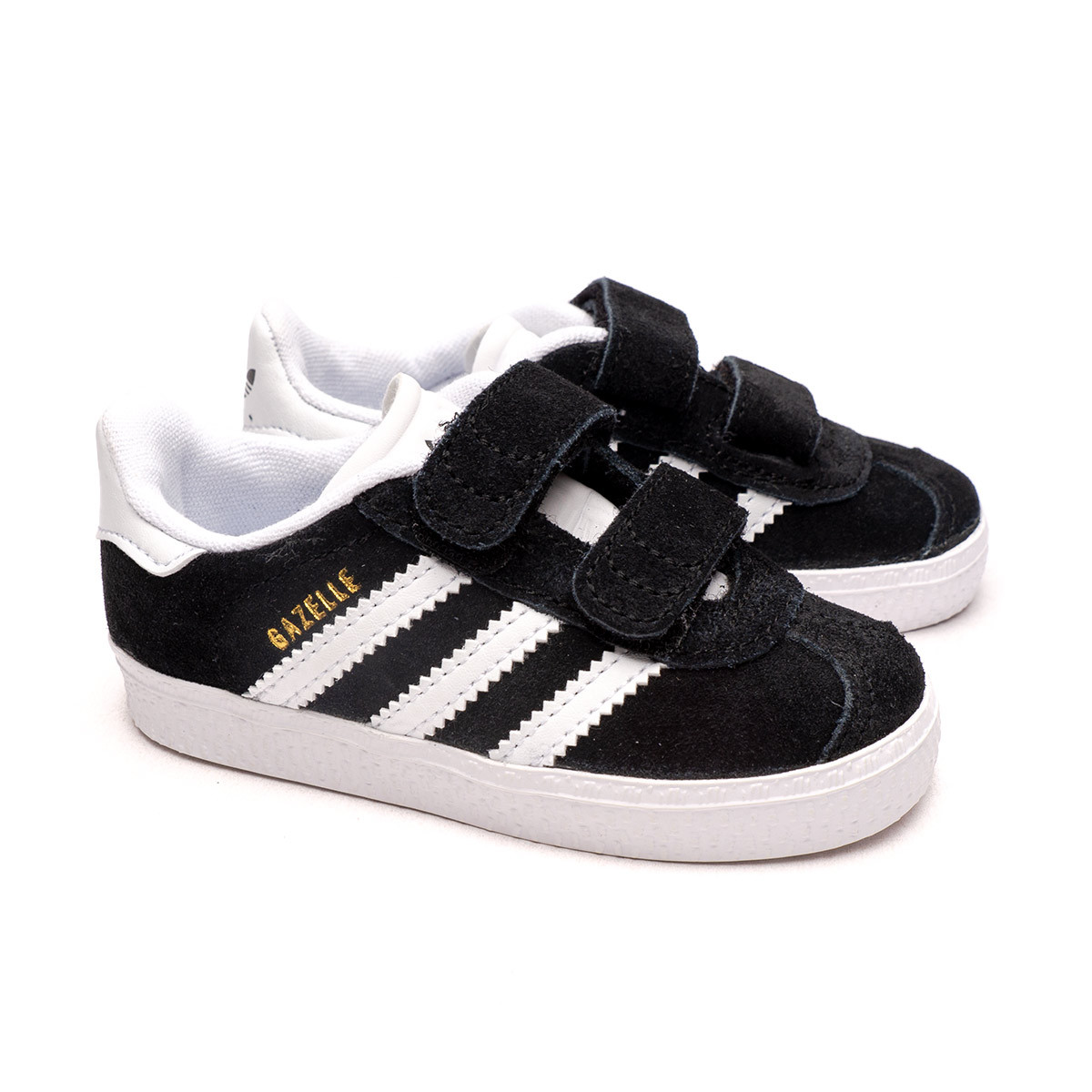 Cesta Querido importar Zapatilla adidas Gazelle Cinta Adhesiva Niño Core Black-White-White -  Fútbol Emotion